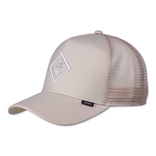 Djinns Fine Herringsbone Light Beige HFT Trucker Cap - One-Size Djinns Fine Herringsbone Light Beige HFT Trucker Cap - One-Size von Djinns
