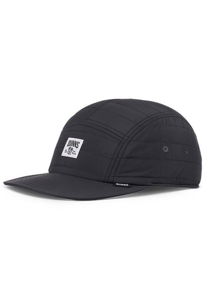 Djinns Flat Cap Djinns Cap 5P FC PUFFY NYLON Black Schwarz von Djinns