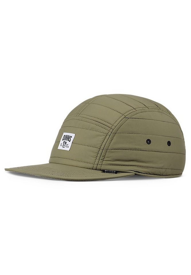 Djinns Flat Cap Djinns Cap 5P FC PUFFY NYLON Olive Khaki von Djinns