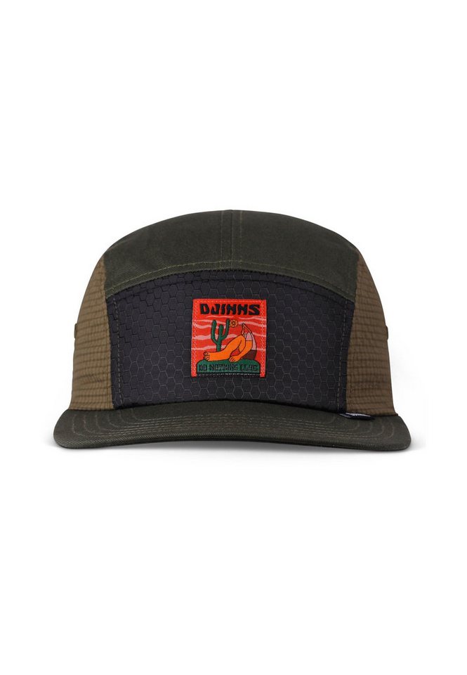 Djinns Flex Cap Djinns 5 Panel Flat Cap Resting Man von Djinns