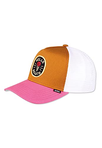 Djinns Trucker Cap HFT Food Gelato Brown Rose Braun Pink, Size:OneSize von Djinns