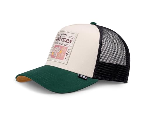 Djinns - Food Oysters (Offwhite/Dark Green) - Trucker Cap Meshcap Hat Kappe Mütze Caps von Djinns