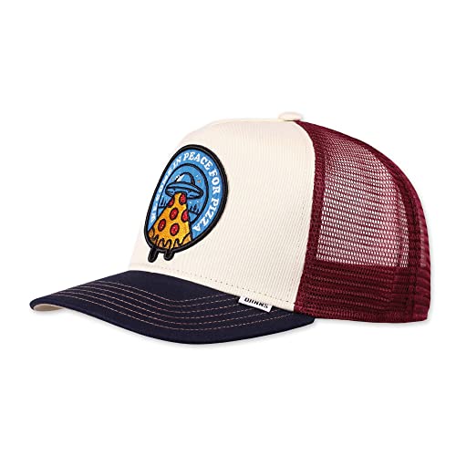 Djinns - Food Peace Pizza (fossil) - Trucker Cap Meshcap Hat Kappe Mütze Caps, Einheitsgröße von Djinns