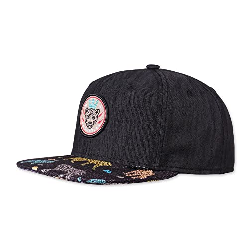 Djinns - Gepard Linen (Rev.Black) - Snapback Cap Baseballcap Hat Kappe Mütze Caps von Djinns