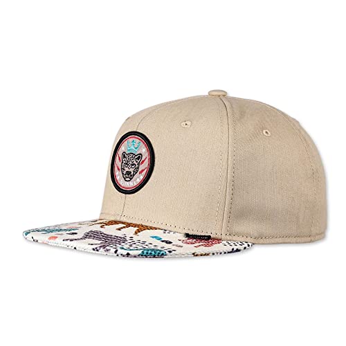 Djinns - Gepard Linen (Rev.Khaki) - Snapback Cap Baseballcap Hat Kappe Mütze Caps von Djinns
