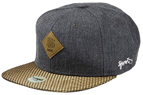 Djinns Snapback Cap 6 Panel Glencheck Grey - One-Size von Djinns