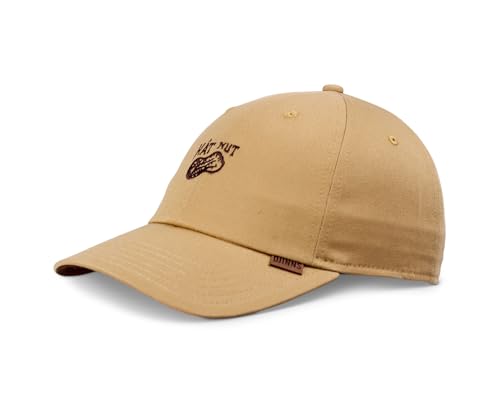 Djinns - Hat Nut (Peanut) - Dad Cap 6 Panel Curved Visor Baseballcap Hat Kappe Mütze Caps von Djinns