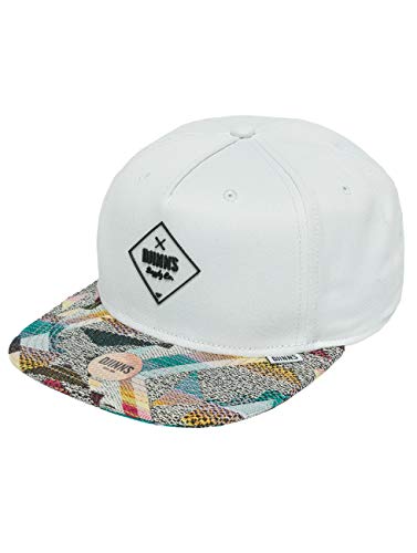 Djinns Herren Caps/Snapback Cap Rubber Aztek weiß Verstellbar von Djinns