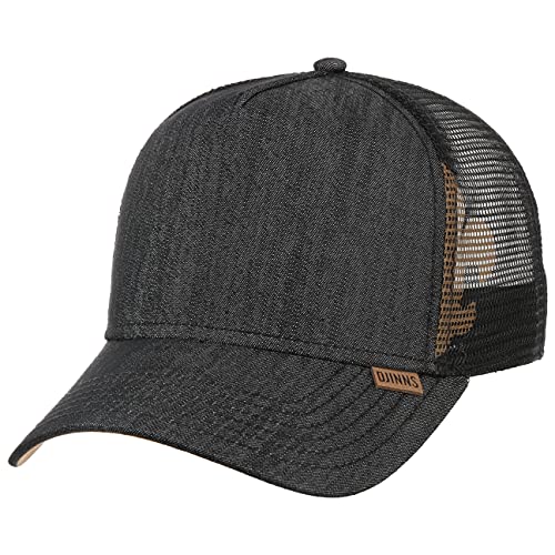 Djinns Herren Trucker Cap Linen 2014 High Fitted schwarz Verstellbar Djinns Herren Trucker Cap Linen 2014 High Fitted schwarz Verstellbar von Djinns