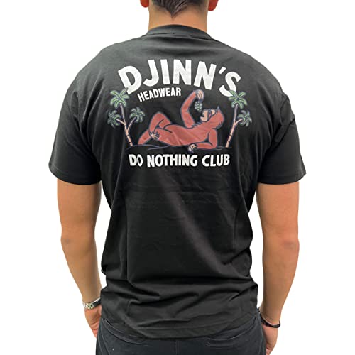 Djinns Herren T-Shirt DNC Sloth Oversized Black (as3, Alpha, x_l, Regular, Regular) von Djinns