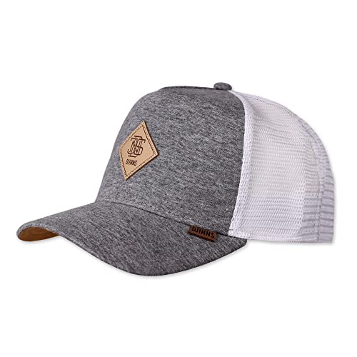 Djinns - Jersey Patch (Heather/White) - Trucker Cap Meshcap Hat Kappe Mütze Caps von Djinns