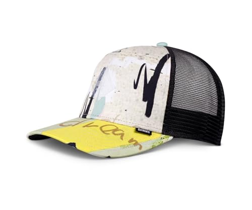 Djinns - Just Wild (Khaki/Yellow/Black) - Trucker Cap Meshcap Hat Kappe Mütze Caps von Djinns