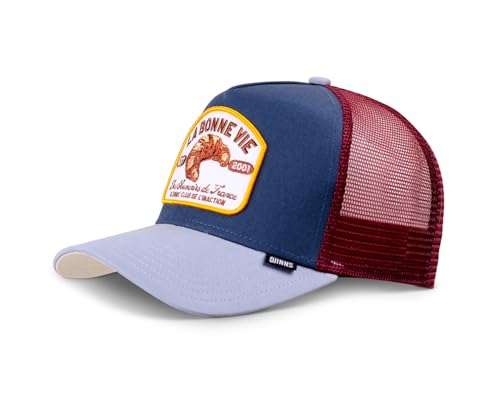 Djinns - La Bonne Vie #2 (Navy/Blue/Wine) - Trucker Cap Meshcap Hat Kappe Mütze Caps von Djinns