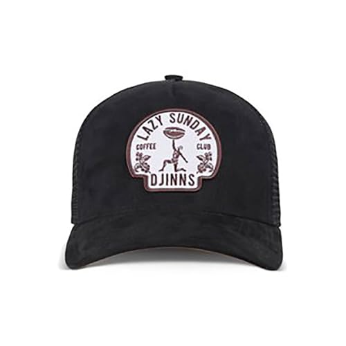 Djinns Lazy Classic Black HFT Trucker Cap - One-Size von Djinns