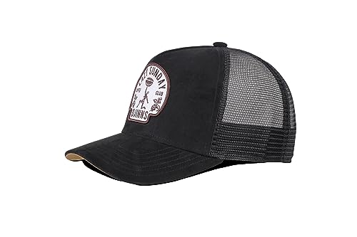 Djinns Lazy Classic Black HFT Trucker Cap - One-Size von Djinns