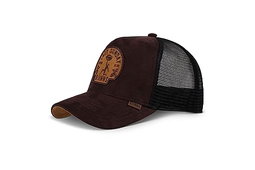 Djinns Lazy Classic Coffee HFT Trucker Cap - One-Size von Djinns