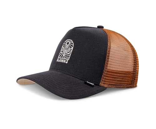 Djinns - Leaf Sun (Black) - Trucker Cap Meshcap Hat Kappe Mütze Caps von Djinns