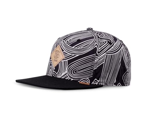Djinns - MA Pattern (Black) - Snapback Cap Baseballcap Hat Kappe Mütze Caps von Djinns