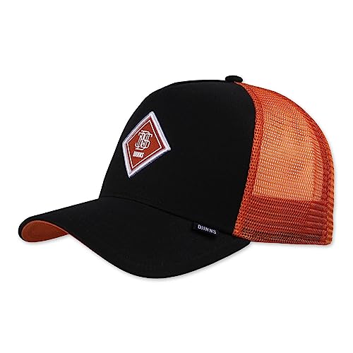 Djinns - Match DNC (Black/rost) - Trucker Cap Meshcap Hat Kappe Mütze Caps von Djinns