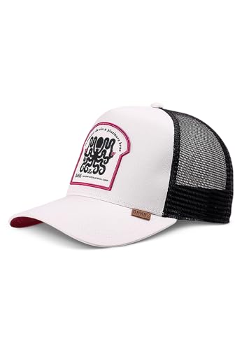 Djinns - Octovino (White) - Trucker Cap Meshcap Hat Kappe Mütze Caps von Djinns