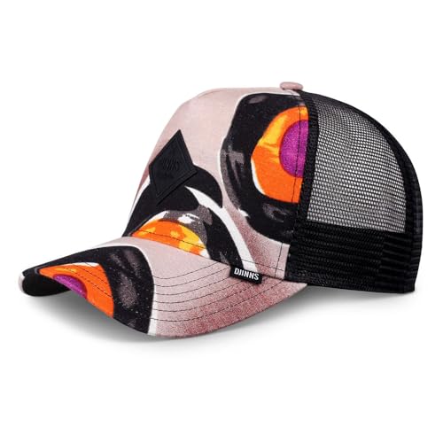 Djinns - Paintdots (Black/orange/Purple) - Trucker Cap Meshcap Hat Kappe Mütze Caps von Djinns