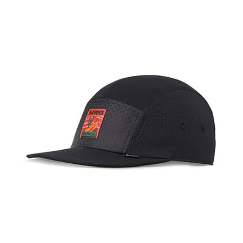 Djinns - Resting Man (Black) - 5 Panel Flat Cap Meshcap Hat Kappe Mütze Caps von Djinns