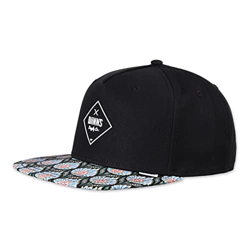 Djinns - Rubber Dragonflower (Rev.Black) - Snapback Cap Baseballcap Hat Kappe Mütze Caps von Djinns