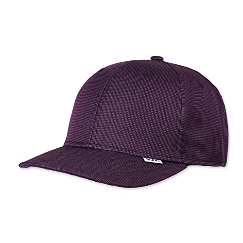 Djinns - SkyNylon (deep Purple) - 6 Panel TrueFit Curved Visor Dad Cap Baseballcap Hat Kappe Mütze Caps von Djinns
