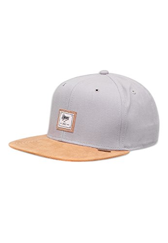 Djinns Snapback Cap 10oz Canvas Basecap 6 Panel Kappe Grey von Djinns