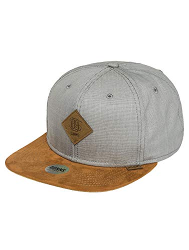 Djinns Snapback Cap 6P SB Linen Dark Brown, Size:ONE Size von Djinns