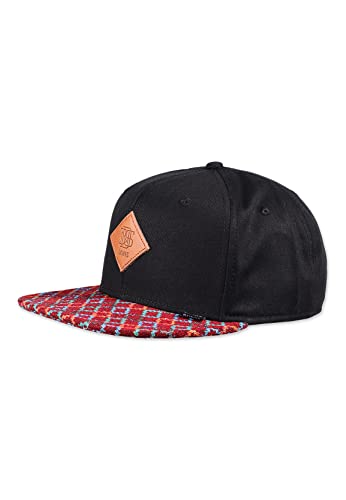 Djinns Snapback Cap 6P SB Inka Tag REV. Wine Schwarz, Size:OneSize von Djinns