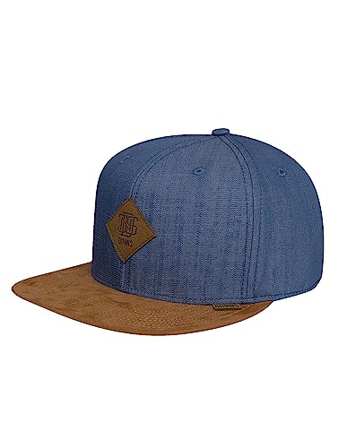 Djinns Snapback Cap 6P SB Linen Navy, Size:ONE Size von Djinns