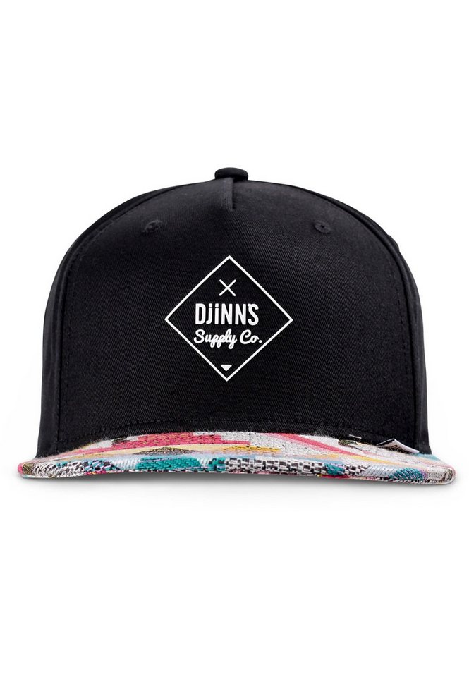 Djinns Snapback Cap Djinns 5 Panel Snapback Cap Rubber Aztek von Djinns