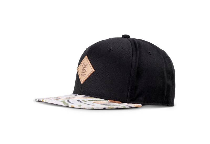 Djinns Snapback Cap Djinns 6 Panel Snapback Cap Braid Rev. Black (Basecap, Snapback Cap) von Djinns