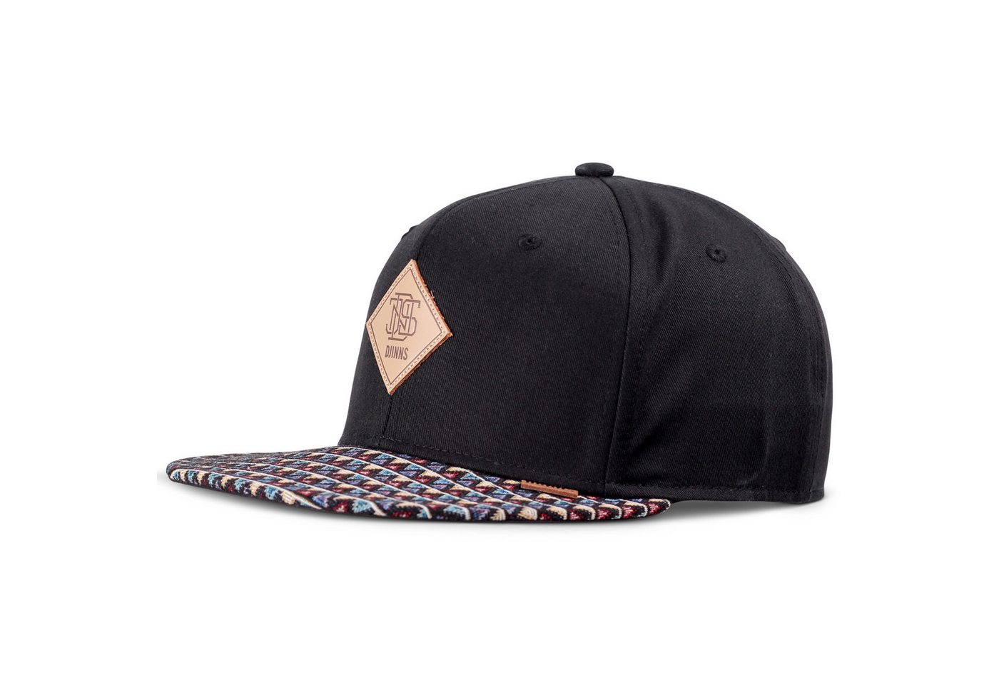 Djinns Snapback Cap Djinns 6 Panel Snapback Cap Colour Triangle Rev. Black (Basecap, Snapback Cap) von Djinns