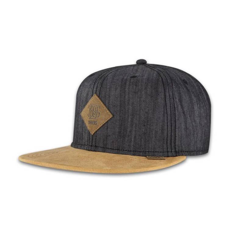 Djinns Snapback Cap Djinns 6 Panel Snapback Cap Linen 2015 black (Basecap) von Djinns