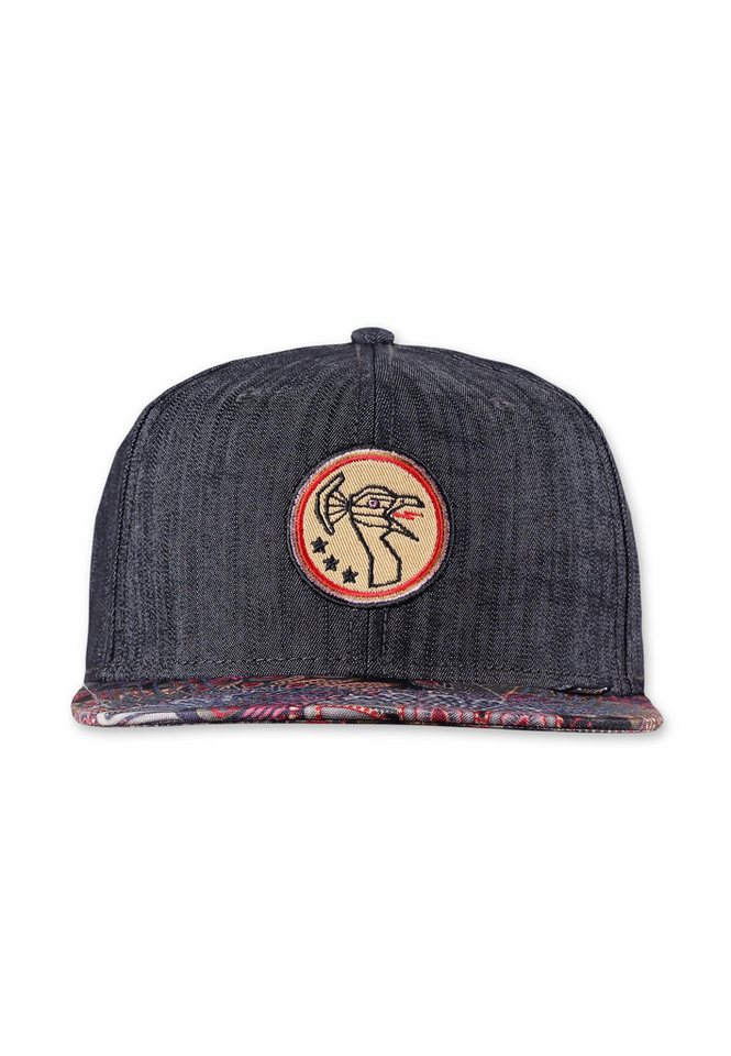 Djinns Snapback Cap Djinns 6 Panel Snapback Cap Peacock Linen Rev. von Djinns