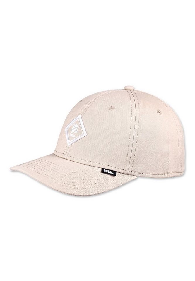 Djinns Snapback Cap Djinns Snapback Cap 6P TrueFit 2.0 BRUSHED TWILL Khaki Beige von Djinns