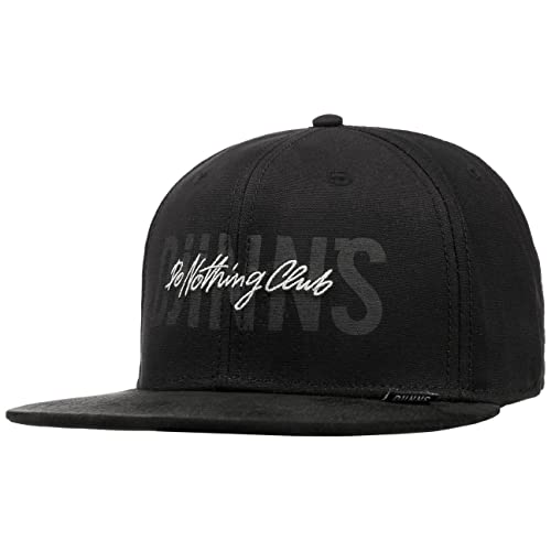 Djinns 6P SB DNC Sanded Canvas Snapback Cap (Black, OneSize, one_Size) von Djinns