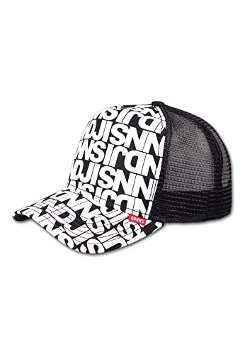 Djinns Trucker Cap HFT DRMTM Allover Black White Schwarz Weiß, Size:OneSize von Djinns