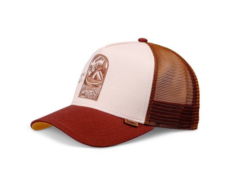 Djinns Trucker Cap Djinns HFT Cap DNC Bathing Girl Creme/Brown (Basecap, Meshcap) von Djinns