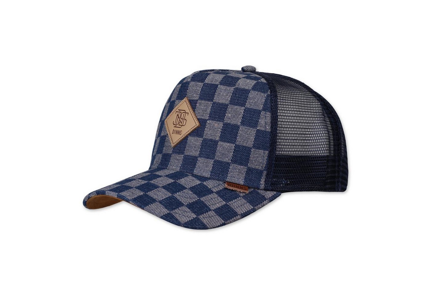 Djinns Trucker Cap Djinns HFT Cap Denim Check (Basecap, Basecap, Meshcap, Trucker Kappe) von Djinns