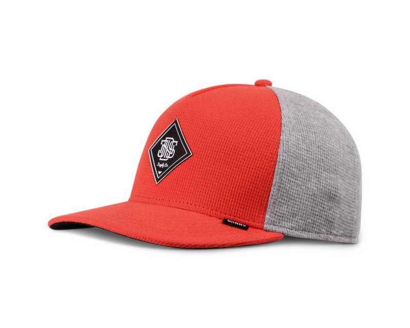 Djinns Trucker Cap Djinns HFT Cap Tiny Waffle Red/Grey (Basecap, Trucker Kappe) von Djinns