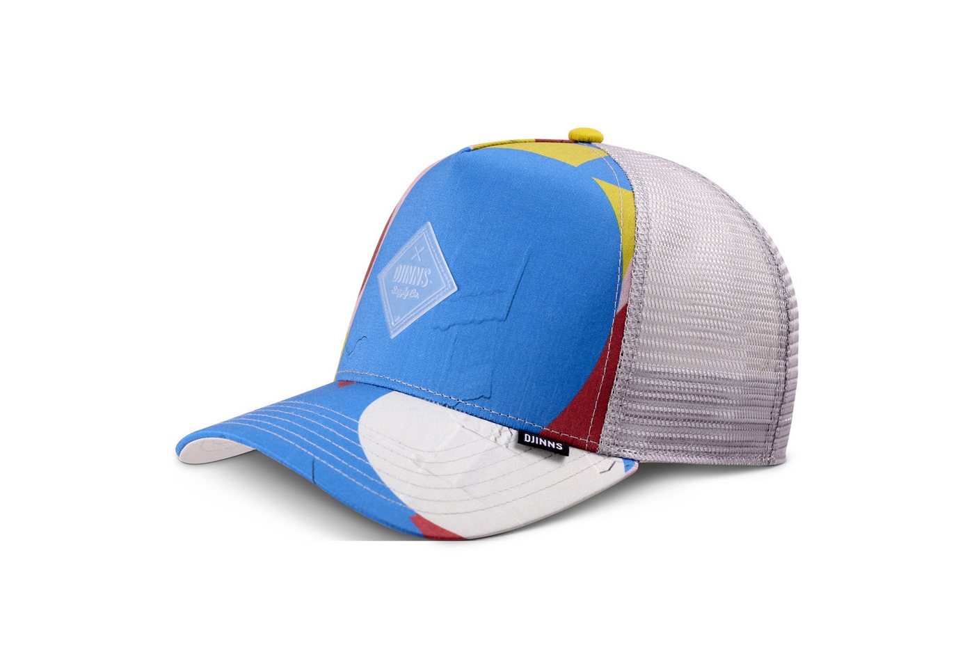 Djinns Trucker Cap Djinns HFT Trucker Cap Geometric Bright (Basecap, Meshcap, Trucker Kappe) von Djinns