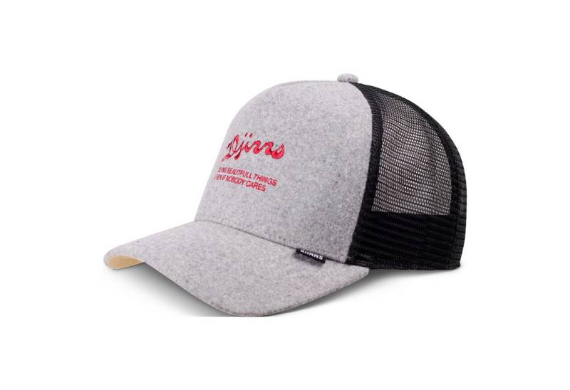 Djinns Trucker Cap Djinns HFT Trucker Cap Wool D Grey (Basecap, Meshcap, Trucker Kappe) von Djinns