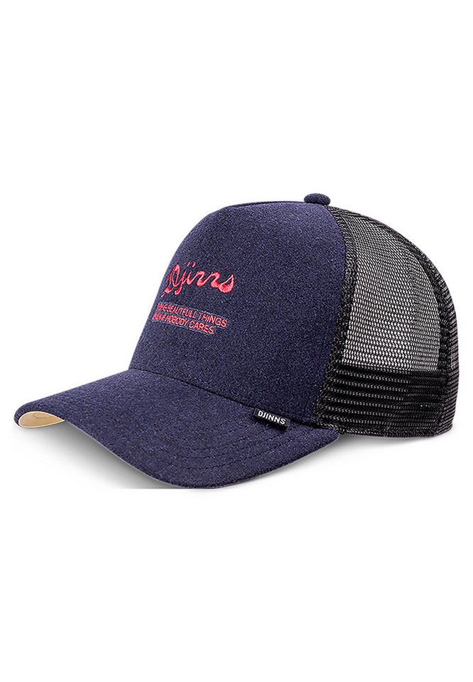 Djinns Trucker Cap Djinns HFT Trucker Cap Wool D Navy Dunkelblau von Djinns