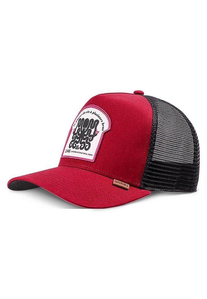Djinns Trucker Cap Djinns New HFT Trucker Cap Octovino Wine Dunkelrot von Djinns