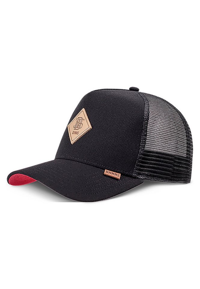 Djinns Trucker Cap Djinns New HFT Trucker Cap Plainlace Black Schwarz von Djinns