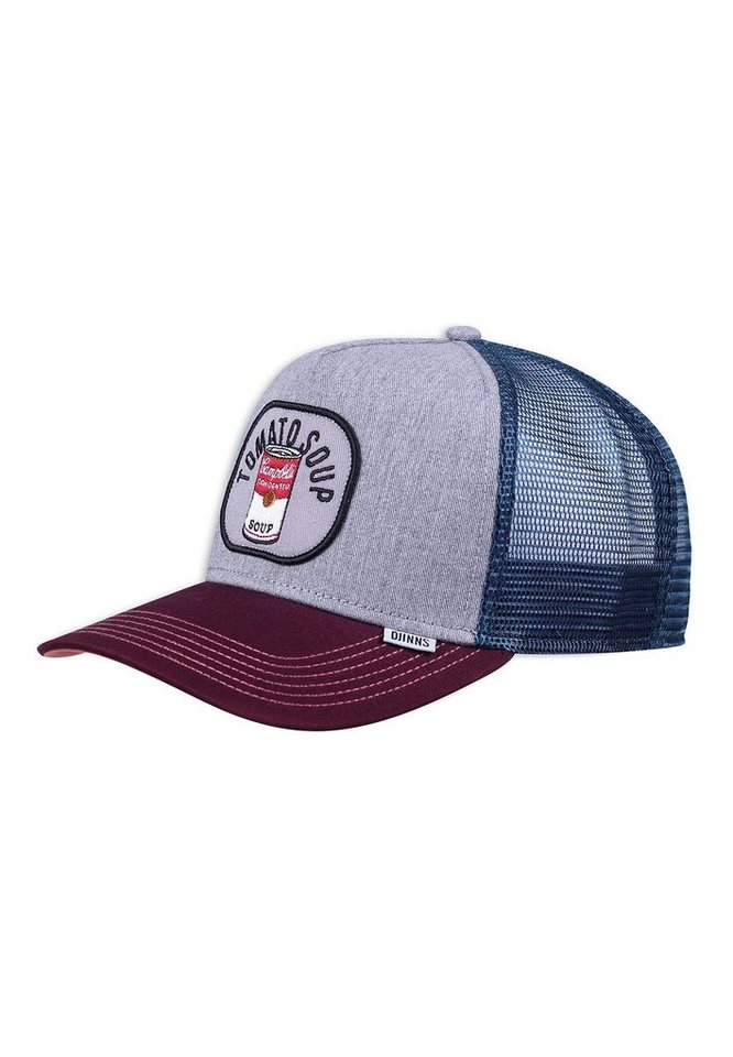 Djinns Trucker Cap Djinns Trucker Cap FOOD TOMATO SOUP Grey Grau von Djinns