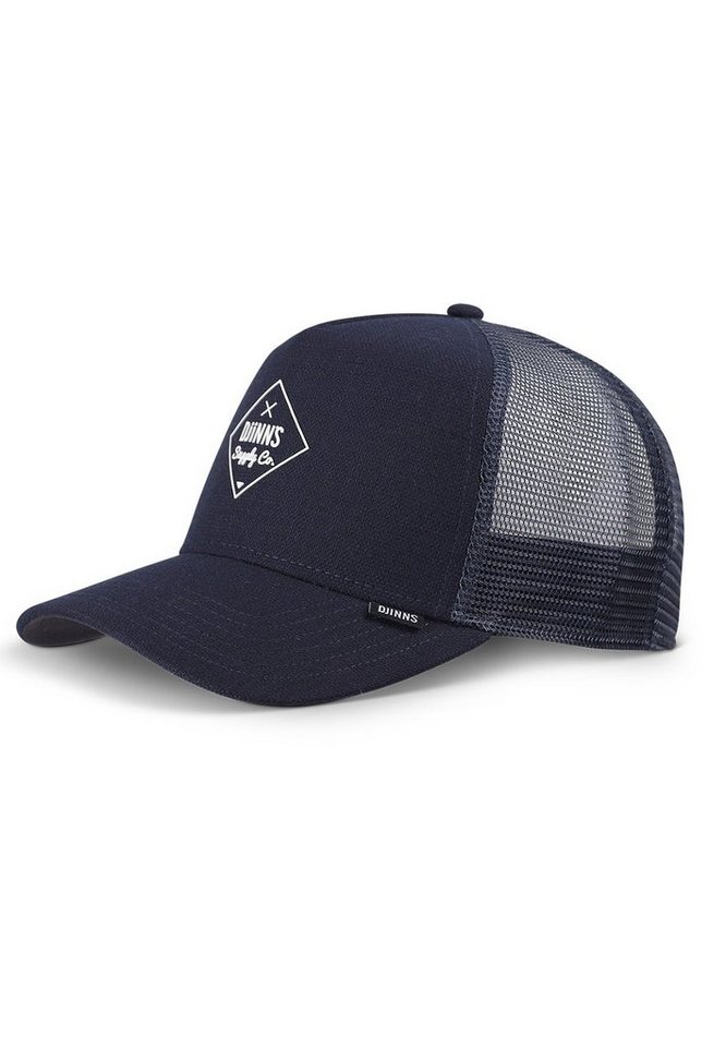 Djinns Trucker Cap Djinns Trucker Cap HFT COTTONCHECK Navy Dunkelblau von Djinns